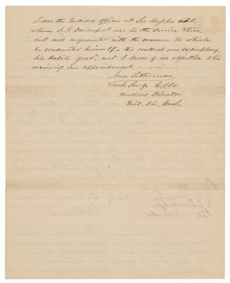 Lot #10 Abraham Lincoln Autograph Endorsement Signed as President to Promote Cavalry Lieutenant - Image 4