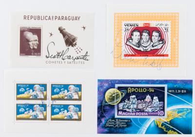 Lot #214 Astronauts Signed 'Sieger' Stamp Collection (20) - Image 2