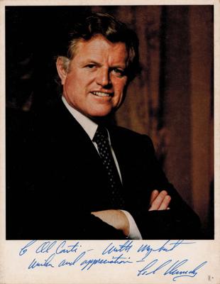 Lot #151 Ted Kennedy Signed Photograph