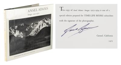 Lot #285 Ansel Adams Signed Book