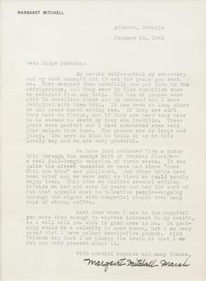 Lot #320 Margaret Mitchell Typed Letter Signed - Image 2