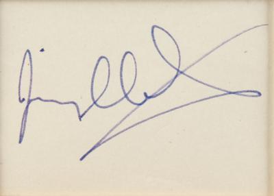 Lot #648 Jim Clark Signature - Image 2