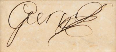 Lot #155 King George III Signature - Image 2
