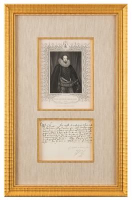 Lot #81 Robert Devereux, 2nd Earl of Essex Letter Signed