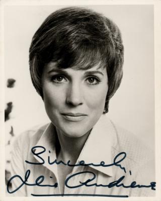 Lot #489 Julie Andrews Signed Photograph
