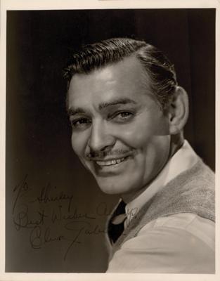 Lot #459 Clark Gable Signed Photograph