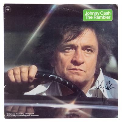 Lot #416 Johnny Cash Signed Album