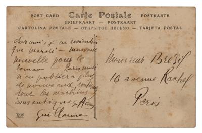 Lot #304 Guillaume Apollinaire Autograph Letter Signed