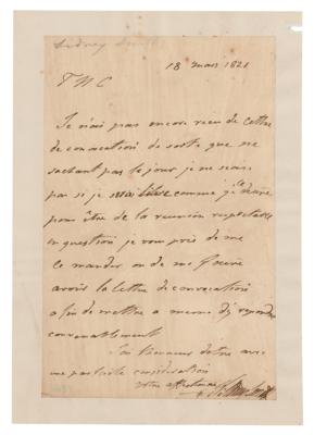 Lot #208 Sidney Smith Letter Signed