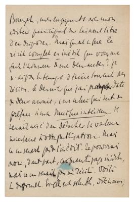 Lot #164 Charles Maurras Autograph Letter Signed - Image 2