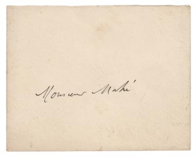 Lot #263 Gustave Caillebotte Autograph Letter Signed - Image 2