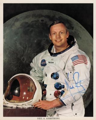 Lot #226 Neil Armstrong Signed Photograph