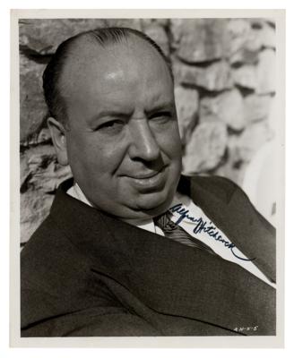 Lot #463 Alfred Hitchcock Signed Photograph