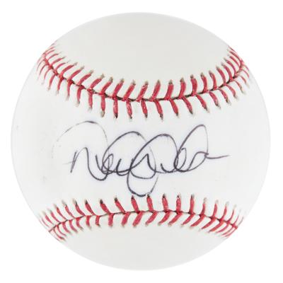 Lot #656 Derek Jeter Signed Baseball
