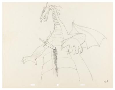 Lot #750 Maleficent production drawing from Sleeping Beauty - Image 1