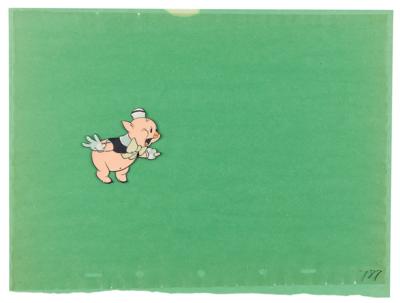 Lot #818 Fifer Pig production cel from Three Little Wolves - Image 2