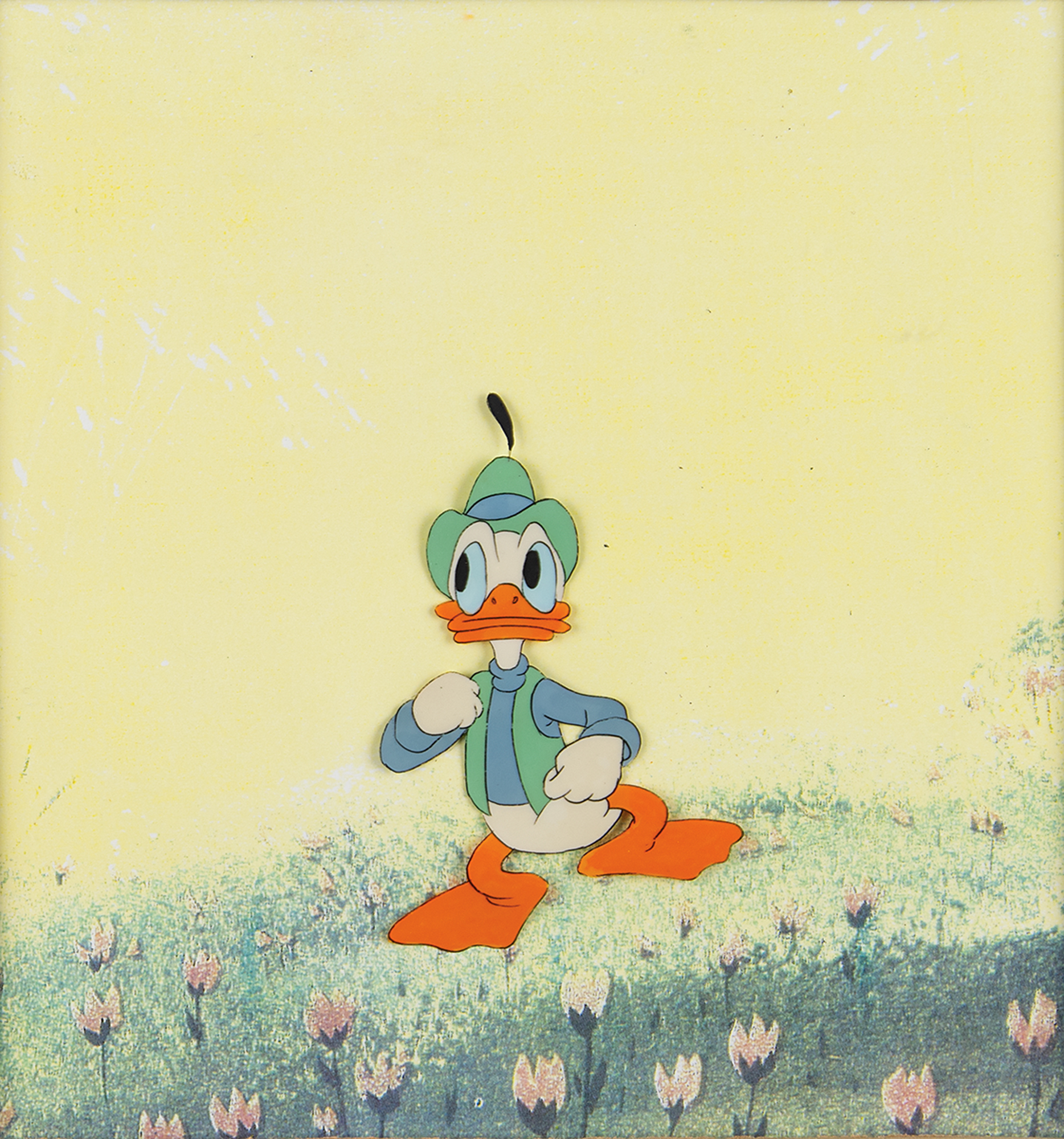 Vintage Donald Duck An Character Paint Book Auction