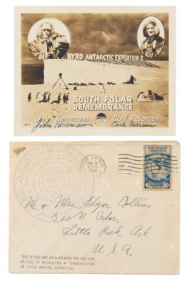 Lot #114 Richard E. Byrd Flown South Pole Flags with 1934 Second Antarctic Expedition Archive - Image 3