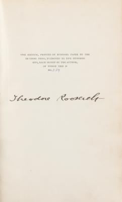 Lot #17 Theodore Roosevelt Signed Book: African Game Trails - Image 3