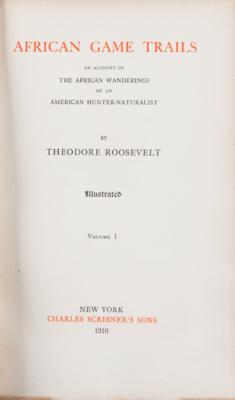 Lot #17 Theodore Roosevelt Signed Book: African Game Trails - Image 4