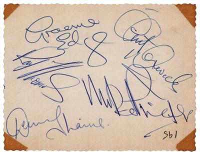 Lot #433 Moody Blues Signed Concert Ticket (1965) - Image 1
