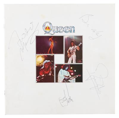 Lot #389 Queen Signed 1977 European Summer Tour Program