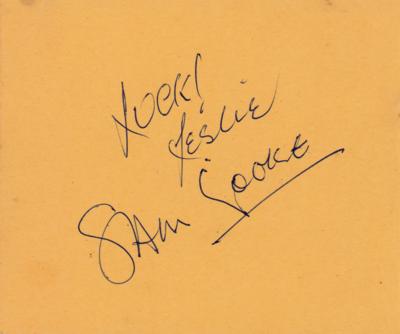 Lot #422 Sam Cooke Signature - Image 1