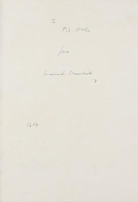 Lot #78 Winston Churchill Signed Book - Image 3