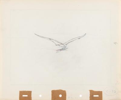 Lot #838 Pterodactyl production drawing from Fantasia - Image 1