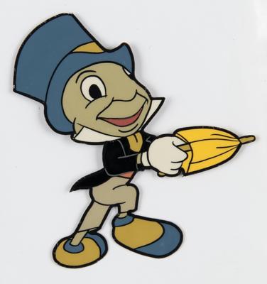 Lot #856 Jiminy Cricket production cel from a Mickey Mouse Club cartoon
