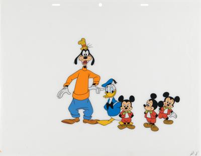 Lot #744 Donald Duck, Goofy, and Mickey's Nephews production cel from a Disneyland TV Show - Image 2