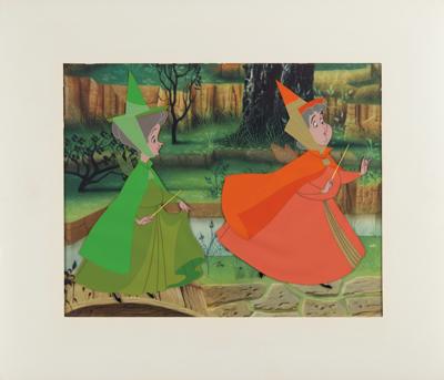 Lot #748 Fauna and Flora production cel from Sleeping Beauty - Image 1