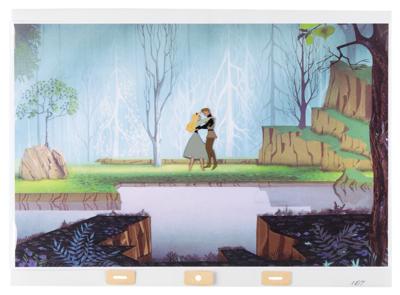 Lot #749 Briar Rose and Prince Phillip production cel from Sleeping Beauty - Image 2