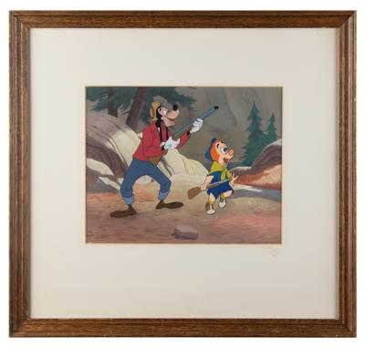 Lot #738 Goofy and Son production key master background set-up from Father's Lion - Image 2