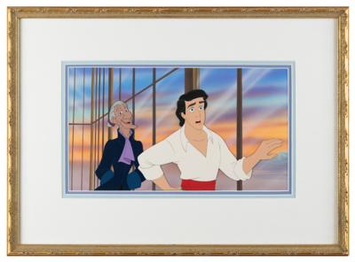 Lot #768 Prince Eric and Sir Grimsby production key master background set-up from The Little Mermaid - Image 2