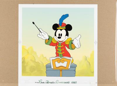 Lot #770 Mickey Mouse color model production cel used for the Bandleader Mickey sericel - Image 2