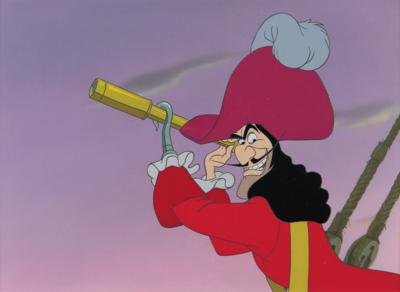 Lot #775 Captain Hook limited edition cel for the 60th anniversary of Peter Pan