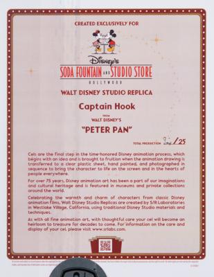 Lot #775 Captain Hook limited edition cel for the 60th anniversary of Peter Pan - Image 4