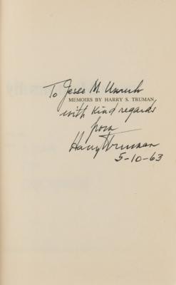 Lot #72 Harry S. Truman Signed Book - Image 3
