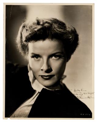 Lot #461 Katharine Hepburn Signed Photograph