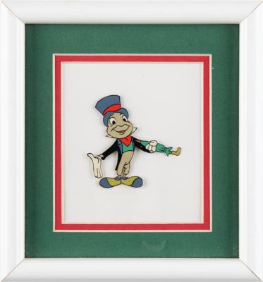 Lot #753 Jiminy Cricket production cel from Walt Disney's Wonderful World of Color - Image 2