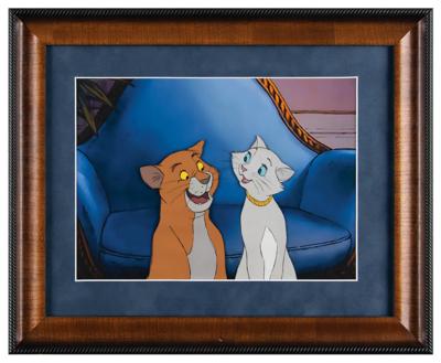 Lot #758 Duchess and Thomas O'Malley production cel from The Aristocats - Image 2