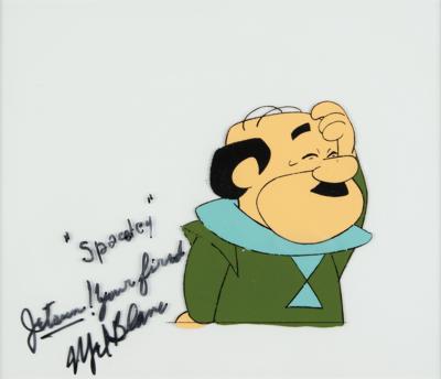 Lot #797 Cosmo Spacely production cel from The Jetsons signed by Mel Blanc - Image 2