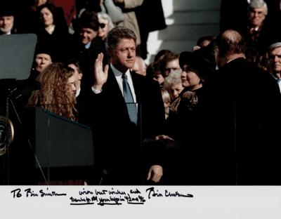 Lot #39 Bill Clinton Signed Photograph