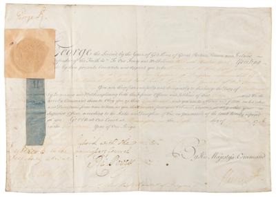 Lot #153 King George II Document Signed