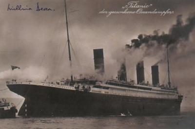 Lot #188 Titanic: Millvina Dean Signed Photograph