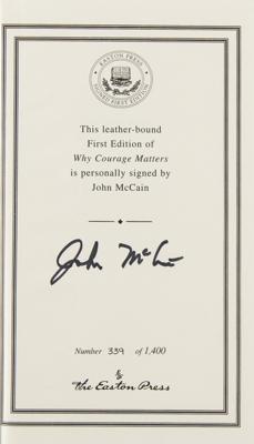 Lot #165 John McCain Signed Book - Image 2