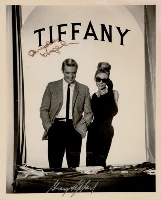 Lot #462 Audrey Hepburn and George Peppard Signed Photograph