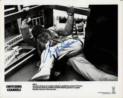 Lot #601 Christopher Reeve Signed Photograph