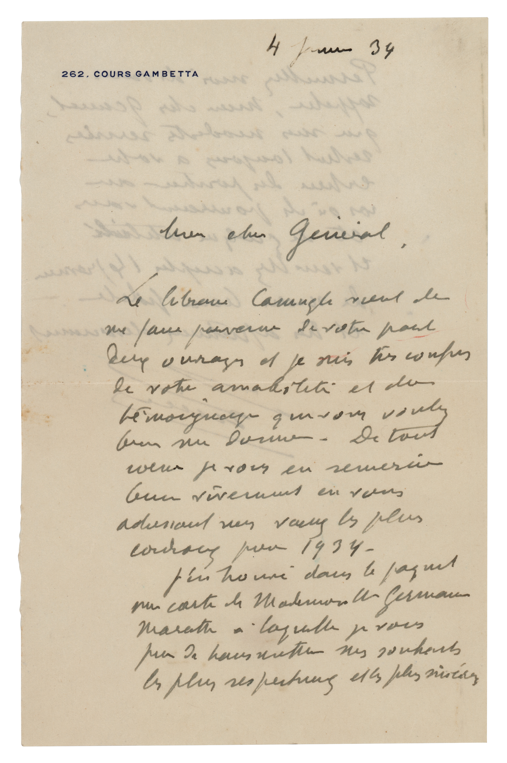 Lot #161 Auguste and Louis Lumiere (2) Autograph Letters Signed - Image 1
